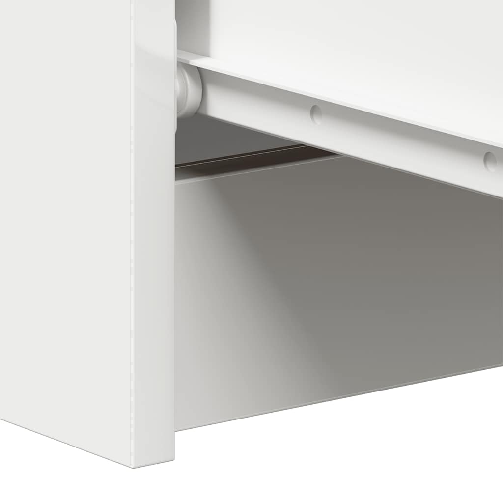 Credenza Bianca 60x35x98,5 cm in Legno Multistrato - homemem39