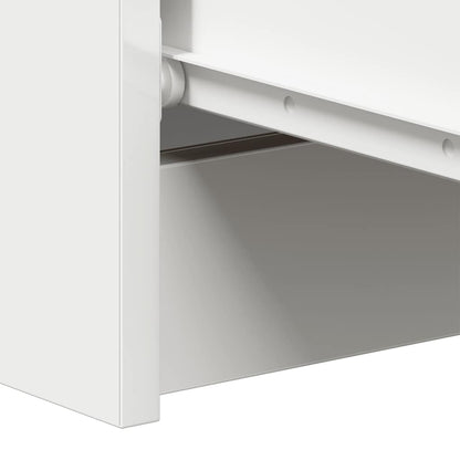 Credenza Bianca 60x35x98,5 cm in Legno Multistrato - homemem39