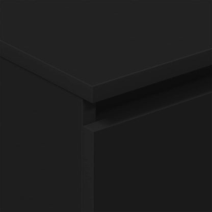 Credenza Nera 60x35x98,5 cm in Legno Multistrato - homemem39