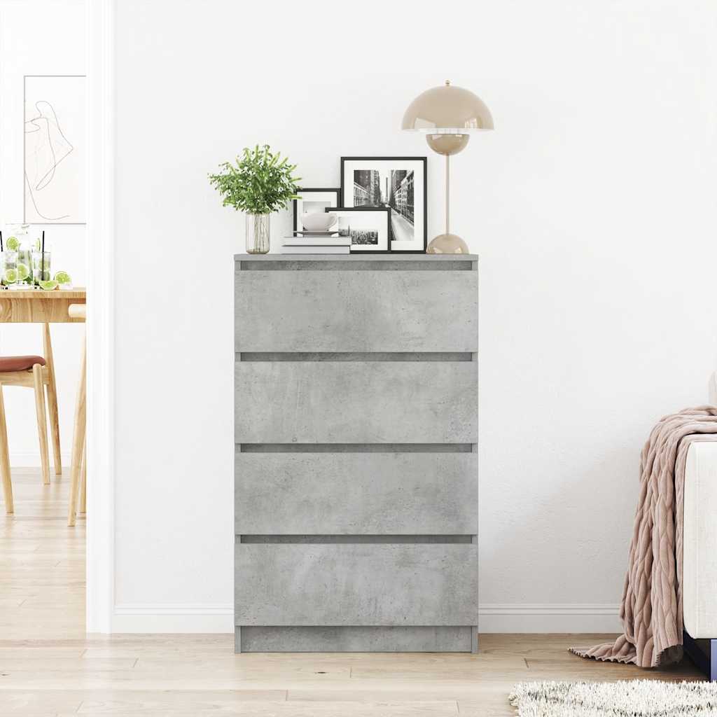 Credenza Grigio Cemento 60x35x98,5 cm in Legno Multistrato - homemem39