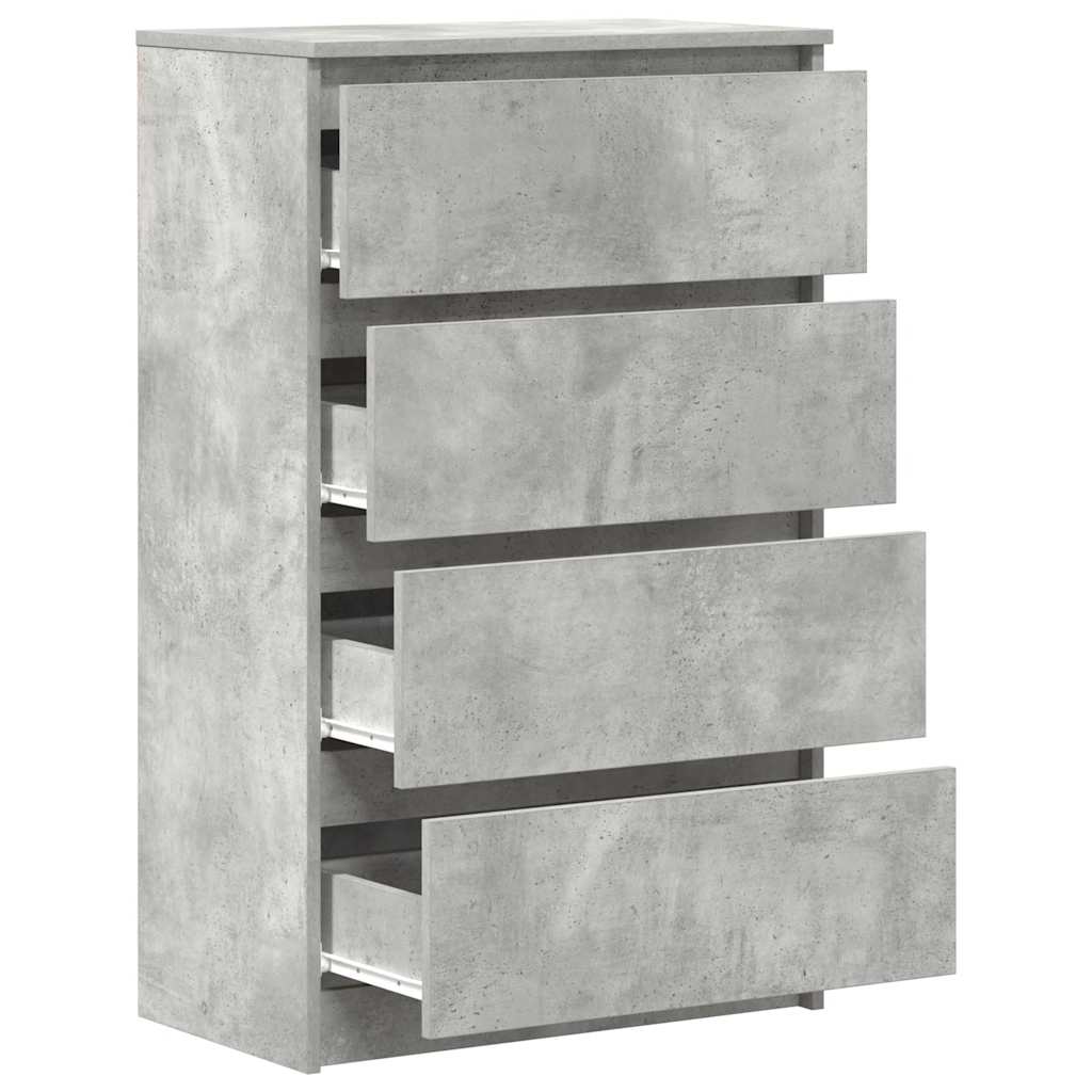 Credenza Grigio Cemento 60x35x98,5 cm in Legno Multistrato - homemem39