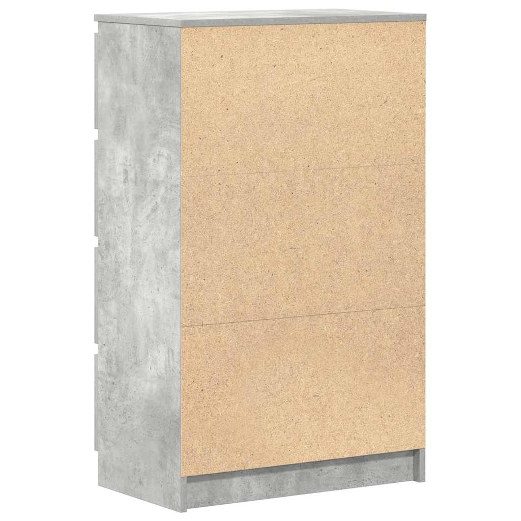 Credenza Grigio Cemento 60x35x98,5 cm in Legno Multistrato - homemem39