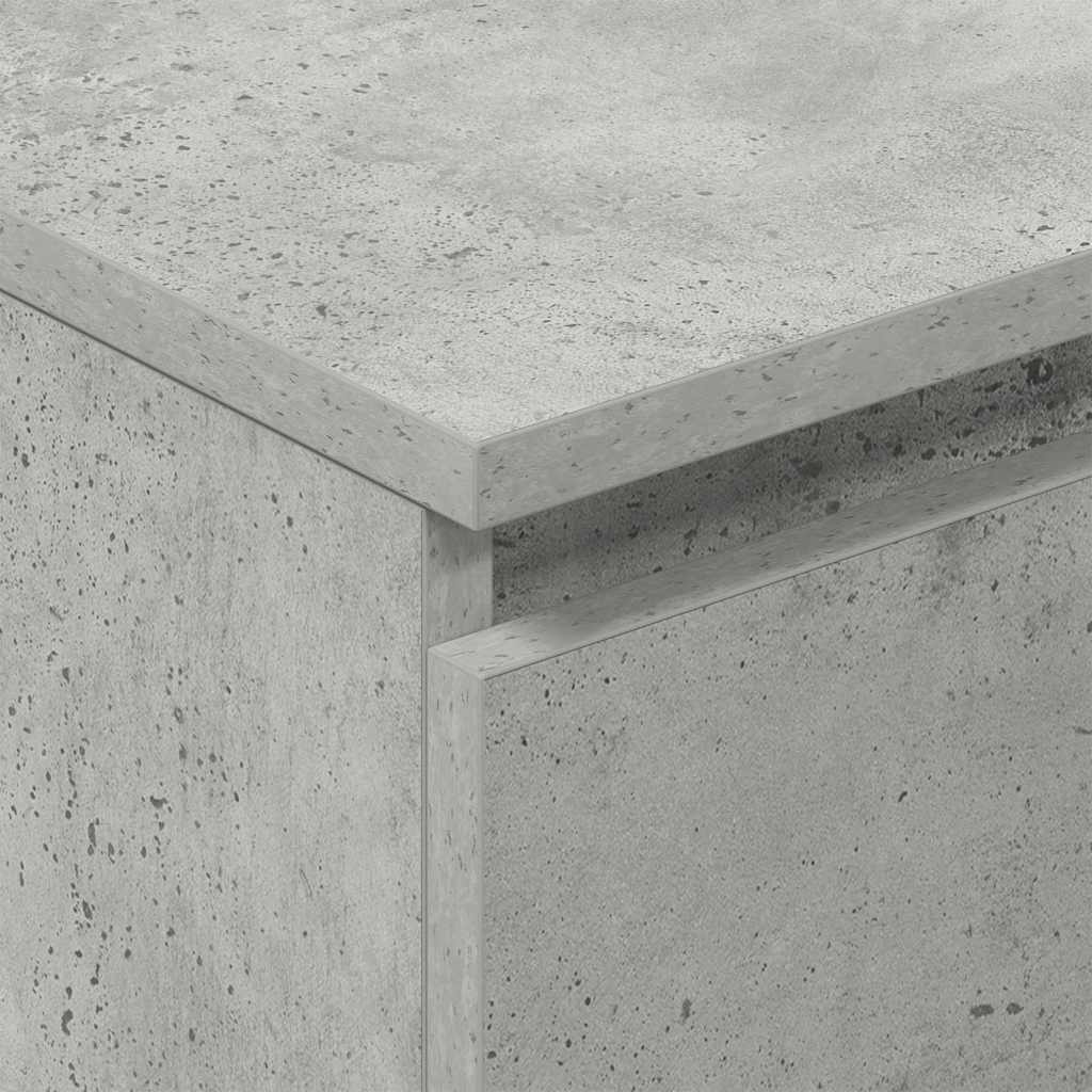 Credenza Grigio Cemento 60x35x98,5 cm in Legno Multistrato - homemem39