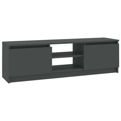 Mobile Porta TV Grigio 120x30x35,5 cm in Legno Multistrato | homemem39
