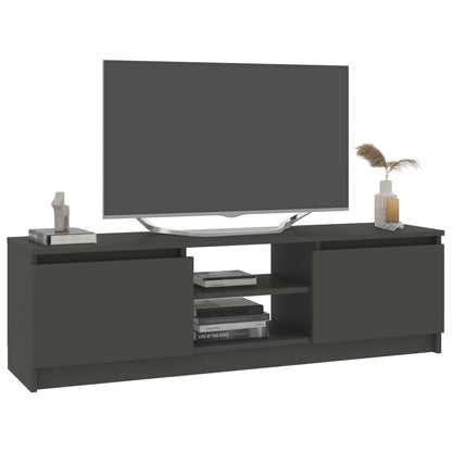 Mobile Porta TV Grigio 120x30x35,5 cm in Legno Multistrato | homemem39