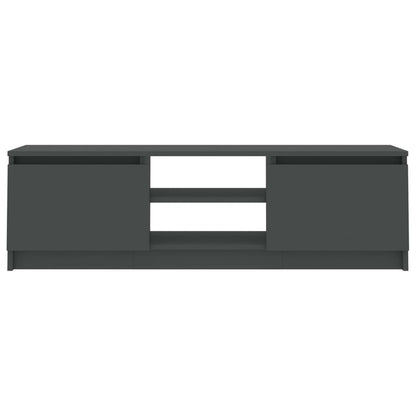Mobile Porta TV Grigio 120x30x35,5 cm in Legno Multistrato | homemem39