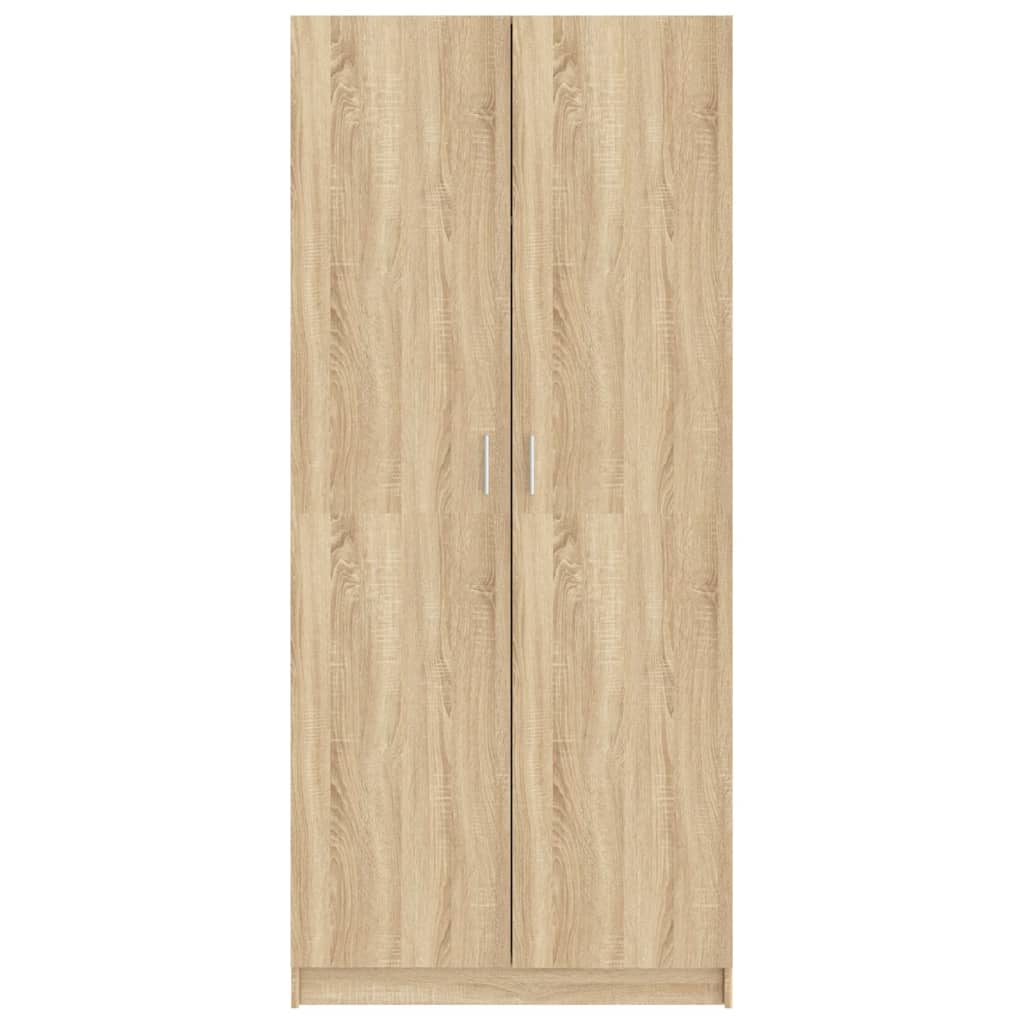 Armadio Rovere Sonoma 80x50x180 cm in Legno Multistrato - homemem39