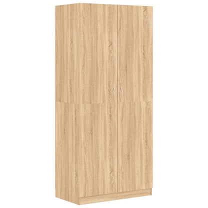 Armadio Rovere Sonoma 90x52x200 cm in Legno Multistrato - homemem39