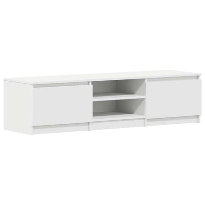 Mobile Porta TV Bianco 140x40x35,5 cm in Legno Multistrato - homemem39