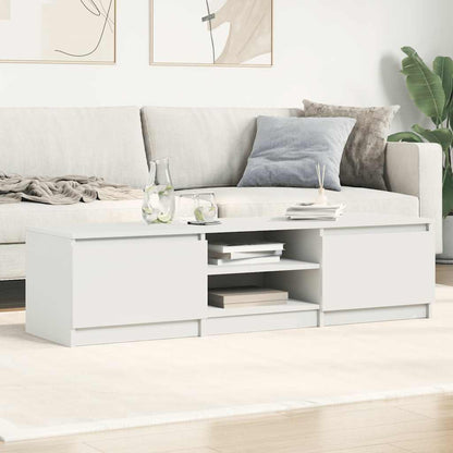Mobile Porta TV Bianco 140x40x35,5 cm in Legno Multistrato - homemem39