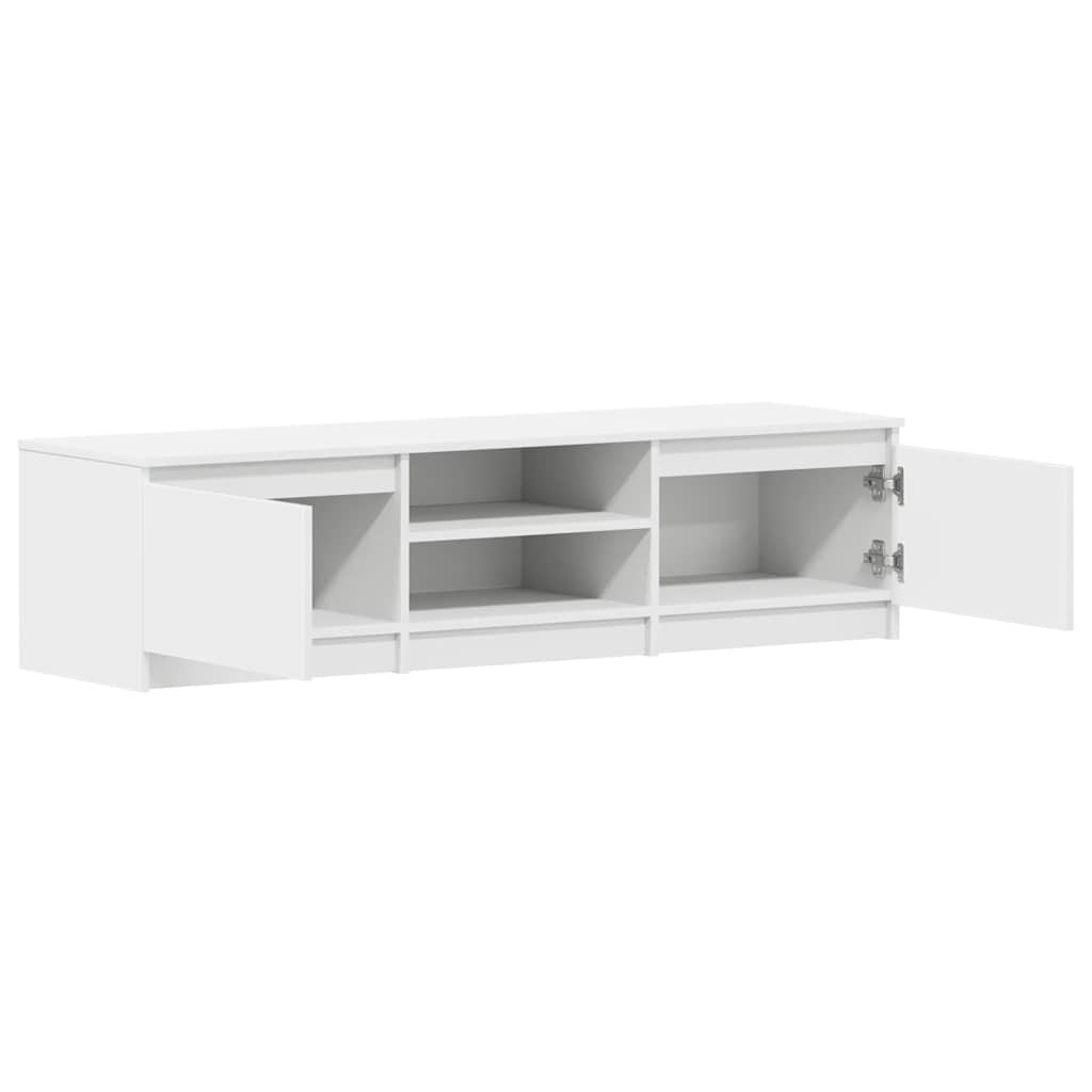 Mobile Porta TV Bianco 140x40x35,5 cm in Legno Multistrato - homemem39