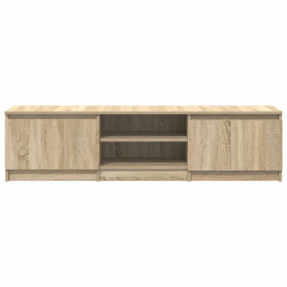 Mobile TV Rovere Sonoma 140x40x35,5 cm in Legno Multistrato | homemem39