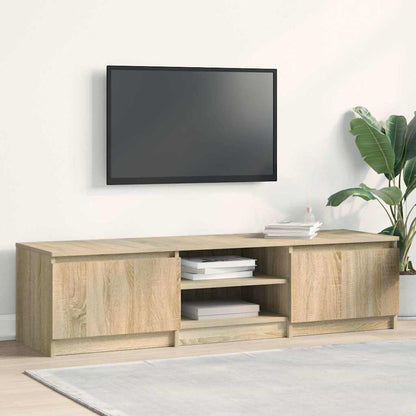 Mobile TV Rovere Sonoma 140x40x35,5 cm in Legno Multistrato