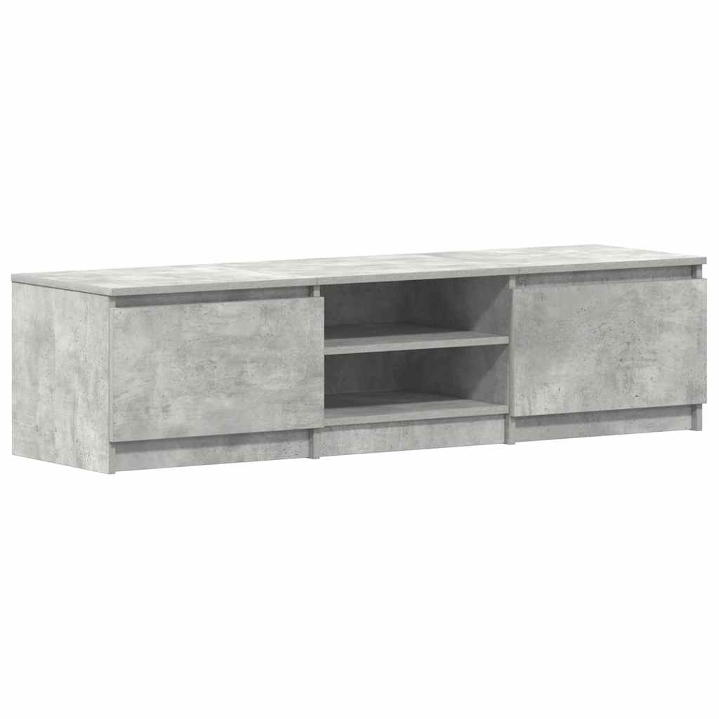 Mobile Porta TV Grigio Cemento 140x40x35,5 cm Legno Multistrato | homemem39