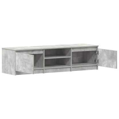 Mobile Porta TV Grigio Cemento 140x40x35,5 cm Legno Multistrato | homemem39