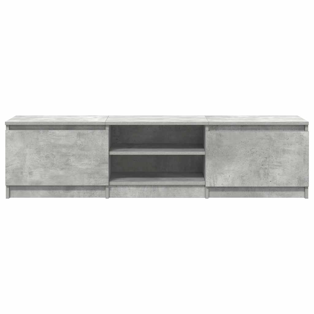 Mobile Porta TV Grigio Cemento 140x40x35,5 cm Legno Multistrato | homemem39