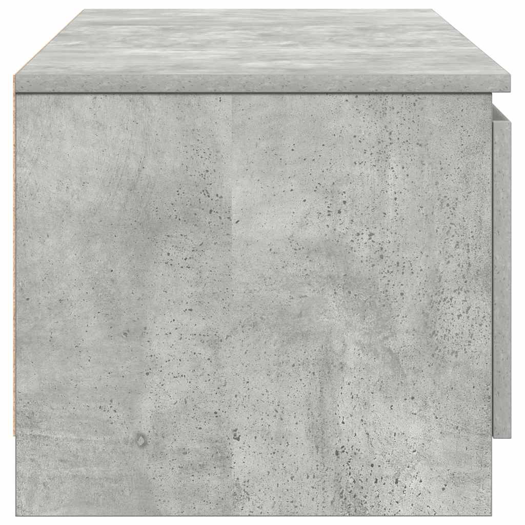 Mobile Porta TV Grigio Cemento 140x40x35,5 cm Legno Multistrato | homemem39