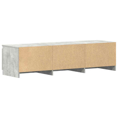 Mobile Porta TV Grigio Cemento 140x40x35,5 cm Legno Multistrato - homemem39