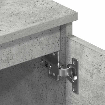Mobile Porta TV Grigio Cemento 140x40x35,5 cm Legno Multistrato | homemem39