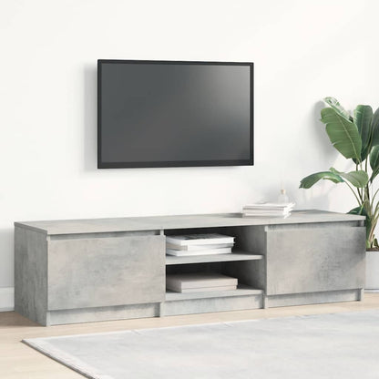 Mobile Porta TV Grigio Cemento 140x40x35,5 cm Legno Multistrato | homemem39