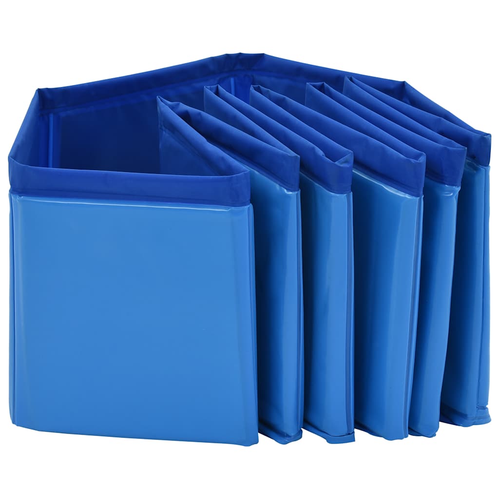Piscina per Cani Pieghevole Blu 80x20 cm in PVC | homemem39