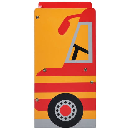 Set e Tavolo Sedie per Bambini 3pz Design Camion Pompieri Legno | homemem39