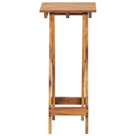 Piedistallo per Piante 30x30x67 cm in Massello d'Acacia - homemem39