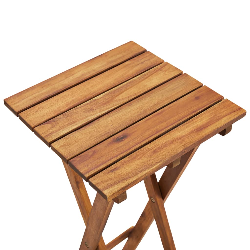 Piedistallo per Piante 30x30x38 cm in Massello d'Acacia - homemem39