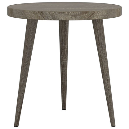Set di Tavolini 3 pz Grigi in MDF e Ferro - homemem39