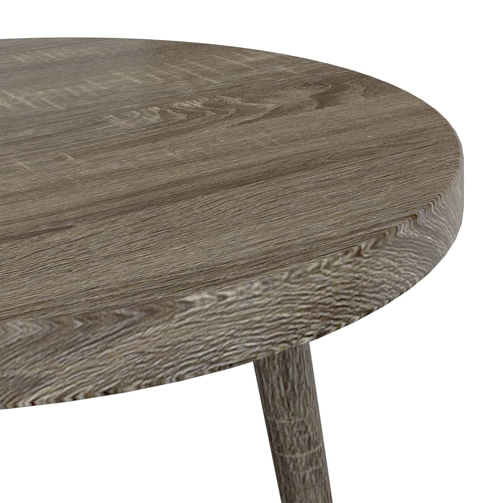 Set di Tavolini 3 pz Grigi in MDF e Ferro - homemem39
