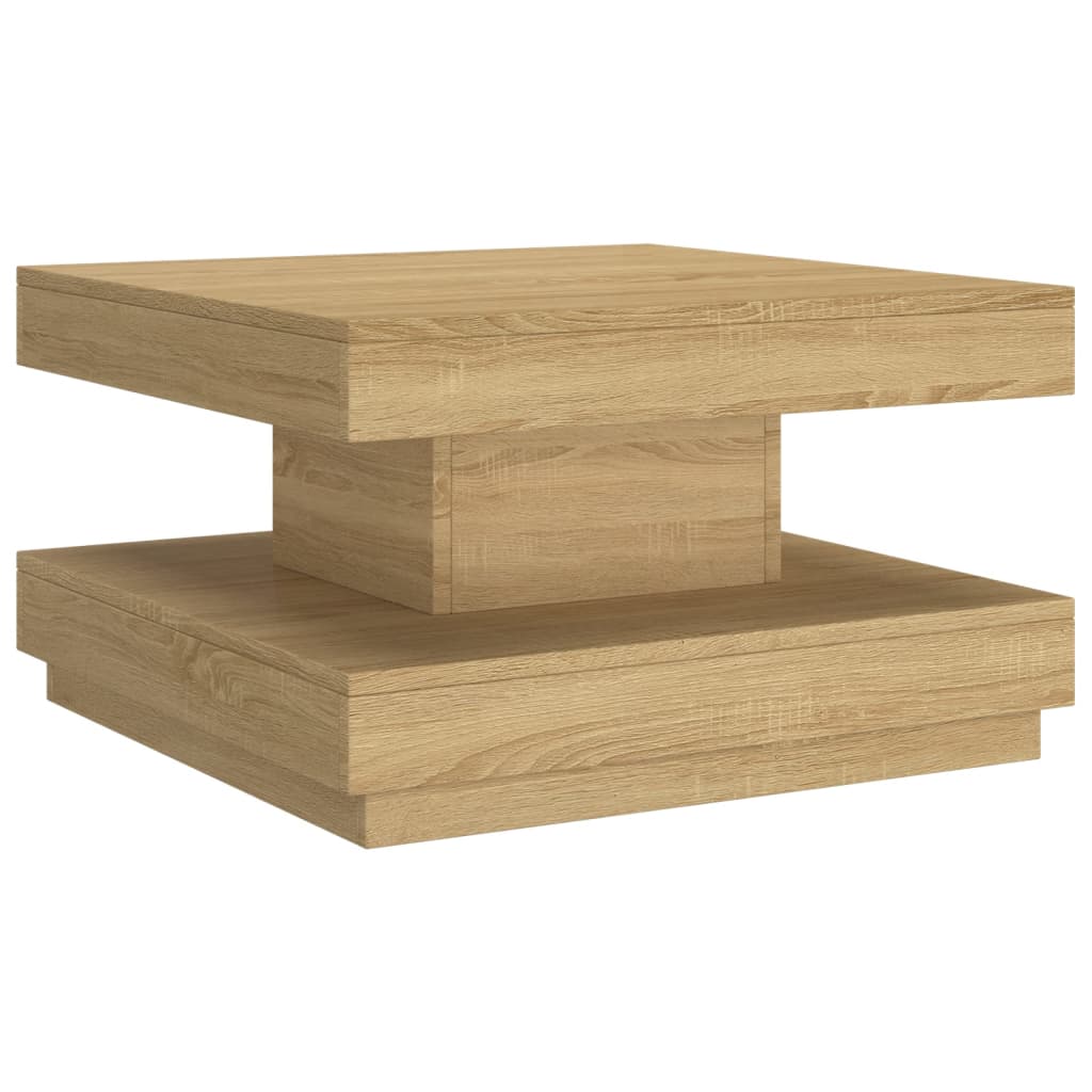 Tavolino da Salotto Marrone Chiaro 60x60x35 cm in MDF | homemem39