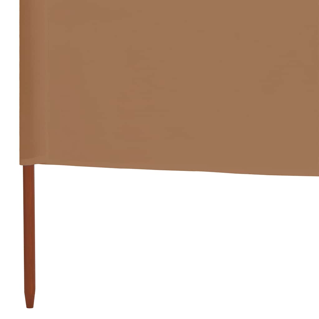 Paravento a 5 Pannelli in Tessuto 600x80 cm Grigio Talpa - homemem39