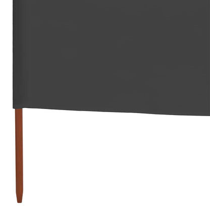 Paravento a 9 Pannelli in Tessuto 1200x120 cm Antracite | homemem39