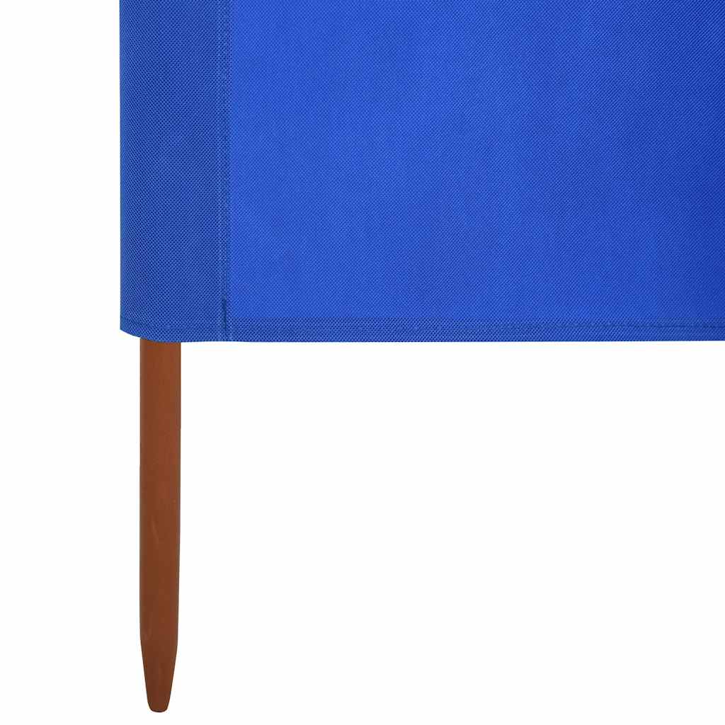 Paravento a 9 Pannelli in Tessuto 1200x120 cm Azzurro | homemem39