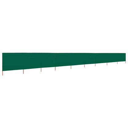 Paravento a 9 Pannelli in Tessuto 1200x160 cm Verde - homemem39