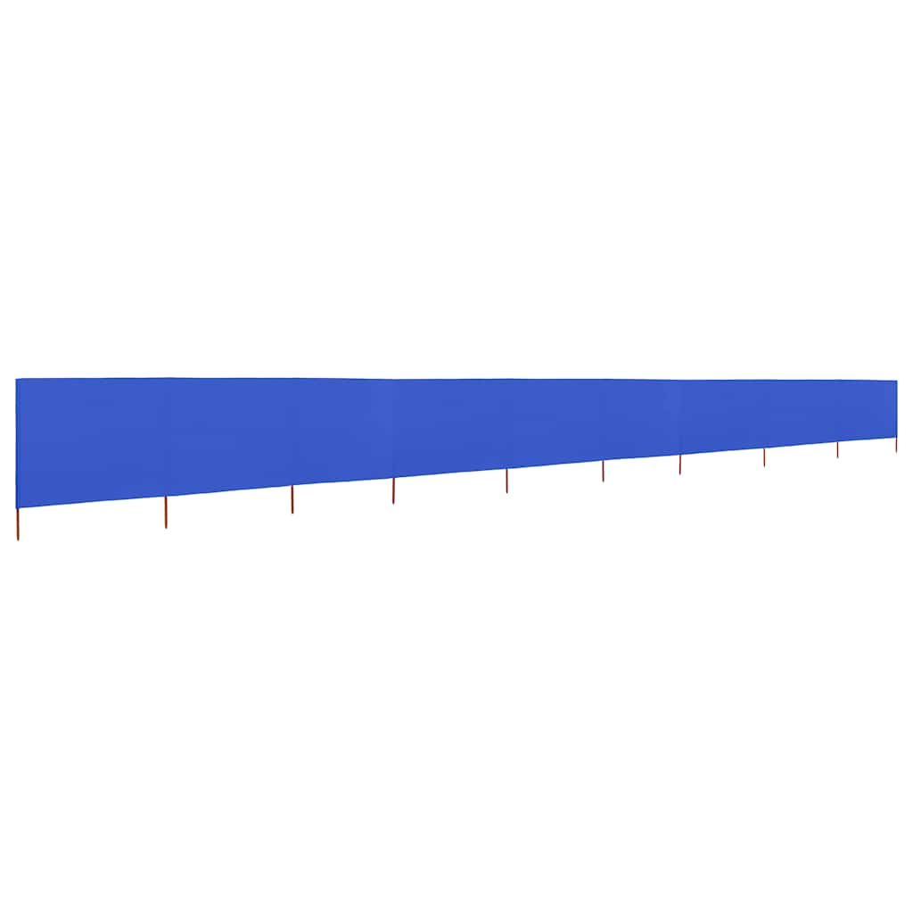 Paravento a 9 Pannelli in Tessuto 1200x160 cm Azzurro | homemem39