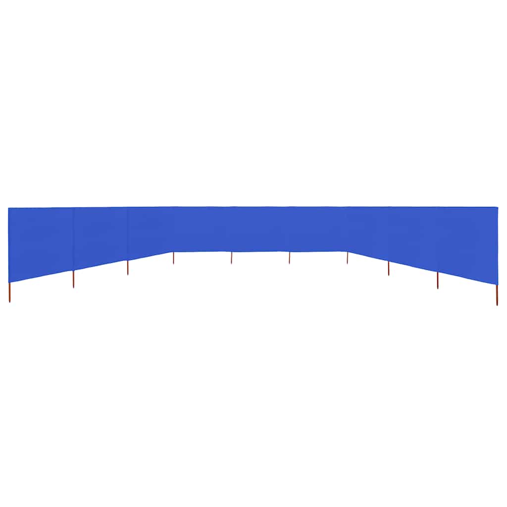 Paravento a 9 Pannelli in Tessuto 1200x160 cm Azzurro | homemem39