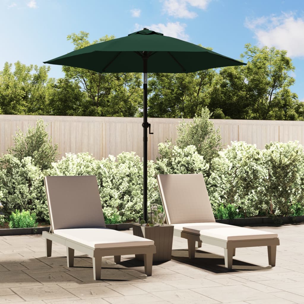 Ombrellone Verde 200x224 cm in Alluminio | homemem39