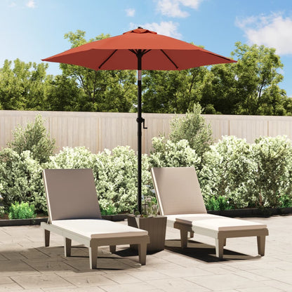 Ombrellone Terracotta 200x224 cm in Alluminio