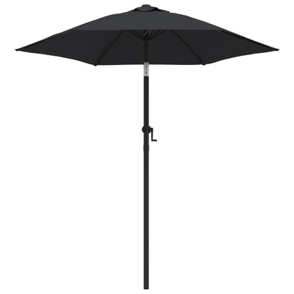 Ombrellone Nero 200x224 cm in Alluminio | homemem39