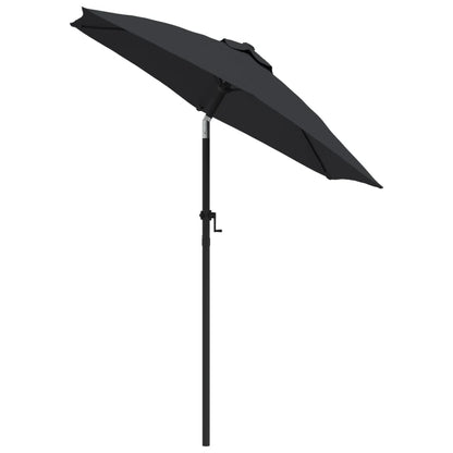 Ombrellone Nero 200x224 cm in Alluminio | homemem39