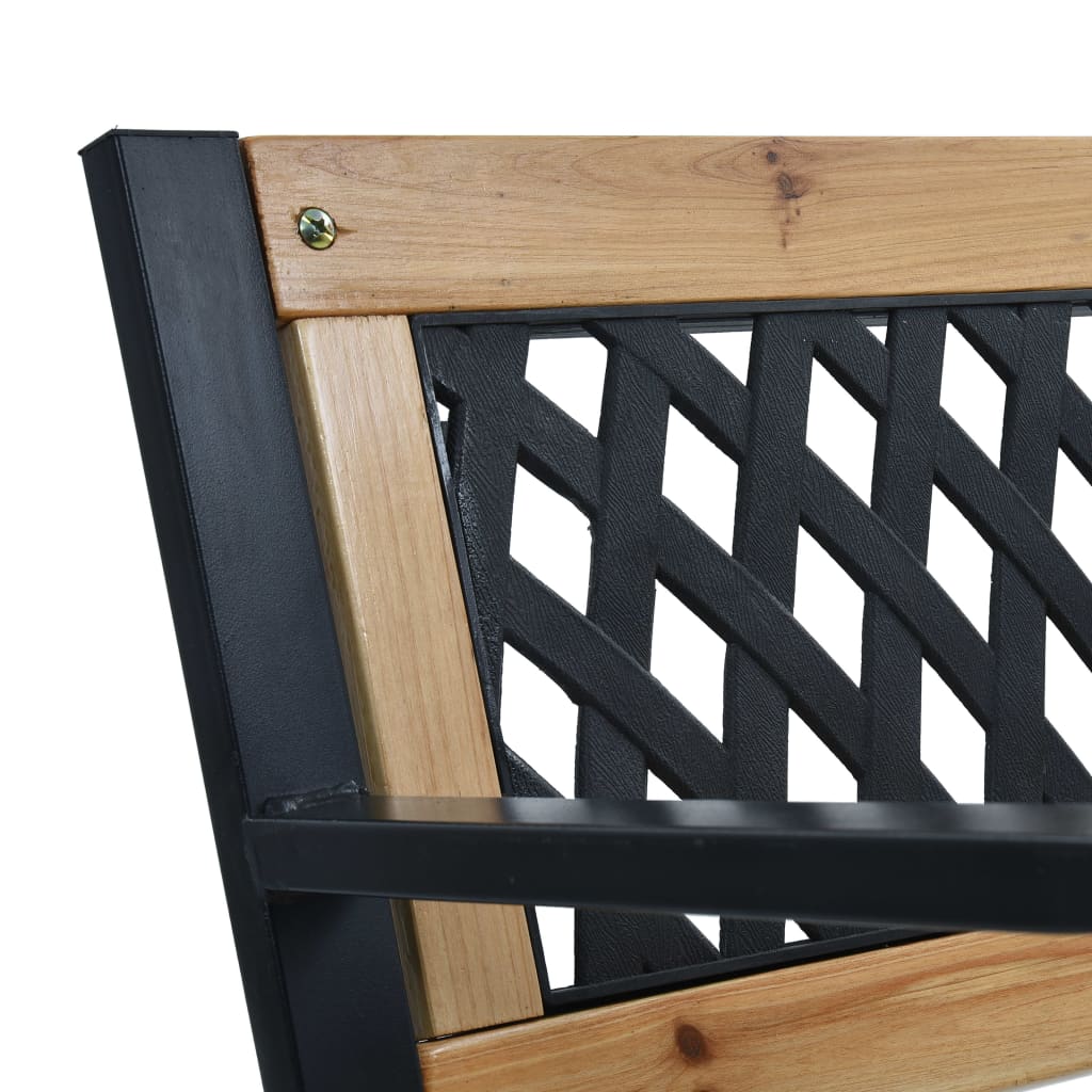 Panchina da Giardino 120 cm in Legno - homemem39