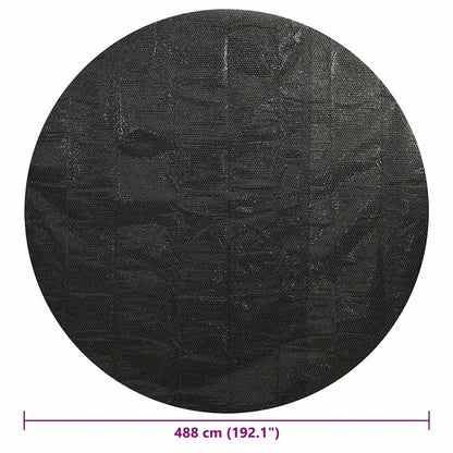 Copertura per Piscina Nera 488 cm PE
