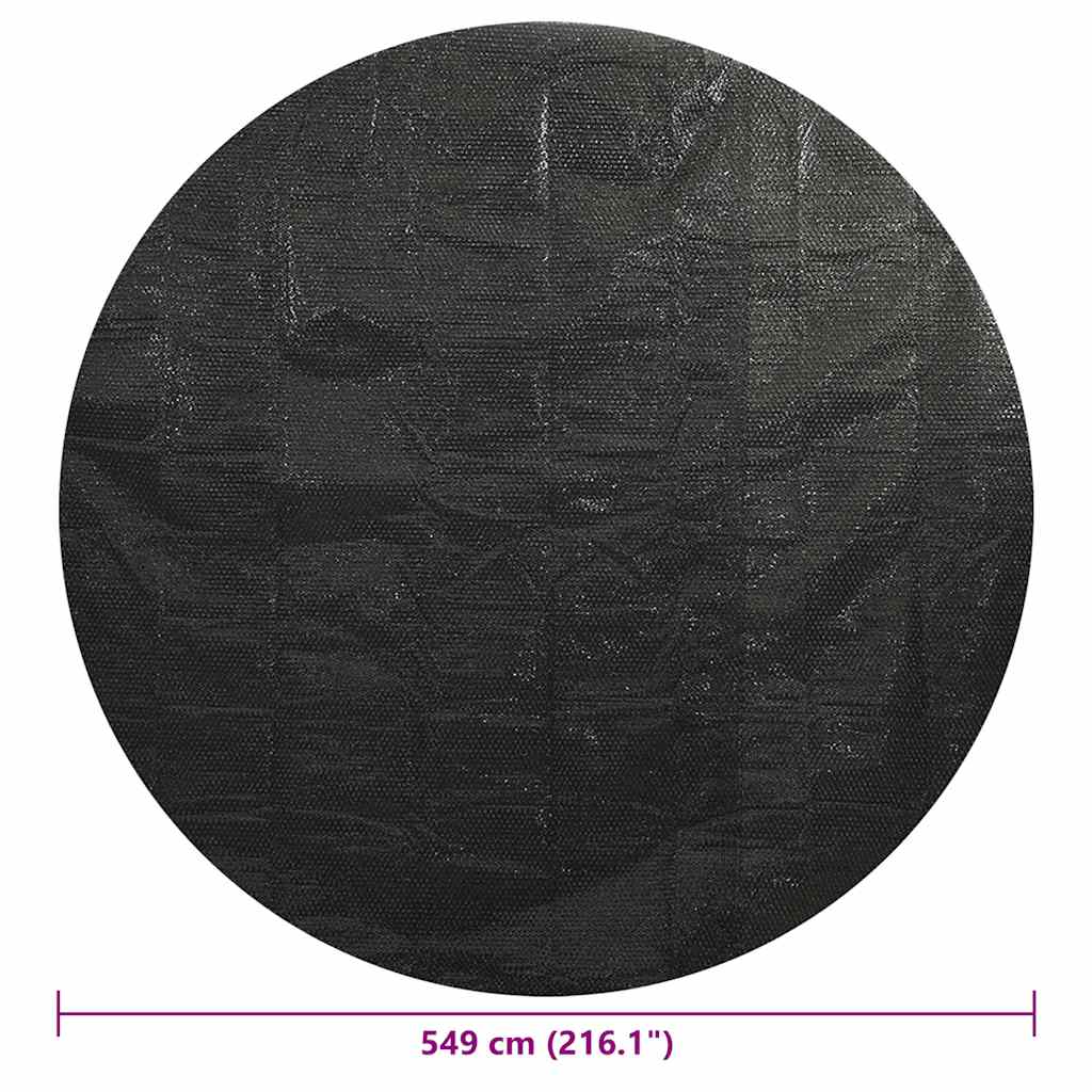 Copertura per Piscina Nera 549 cm PE | homemem39
