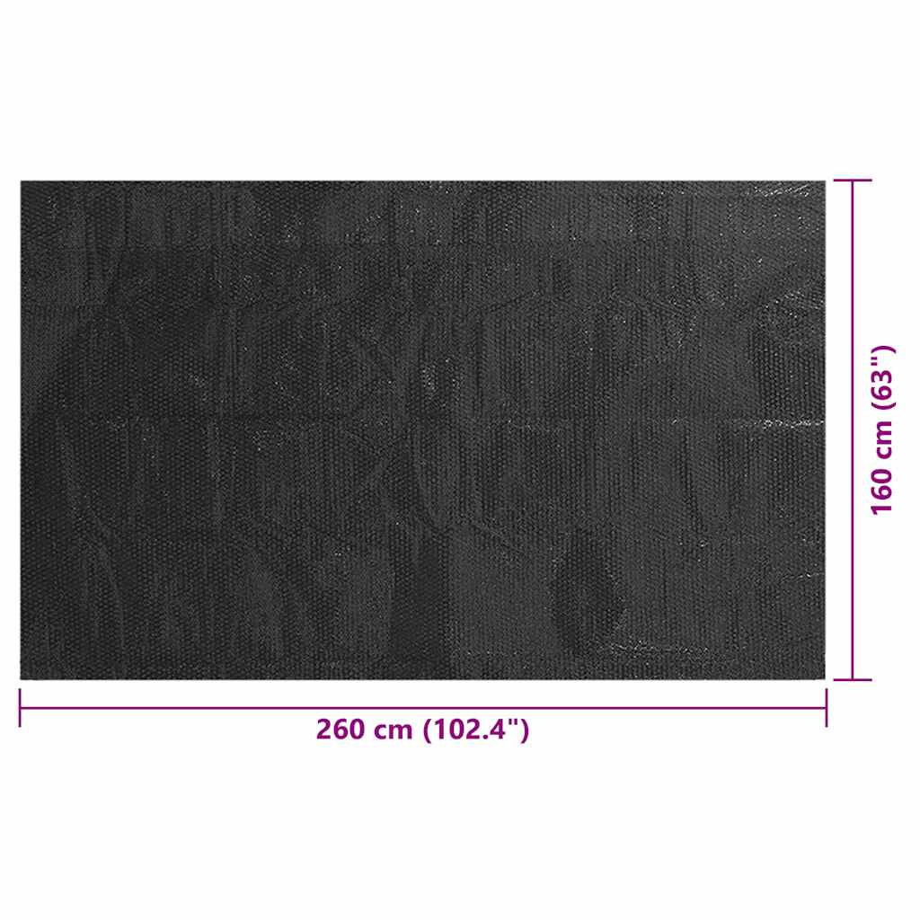 Copertura per Piscina Nera 260x160cm PE | homemem39