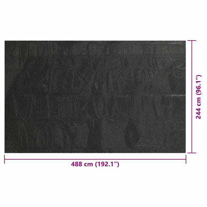 Copertura per Piscina Nera 488x244 cm PE | homemem39