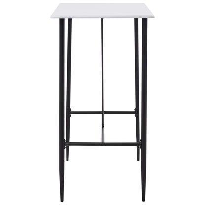 Tavolo da Bar Bianco 120x60x110 cm in MDF | homemem39