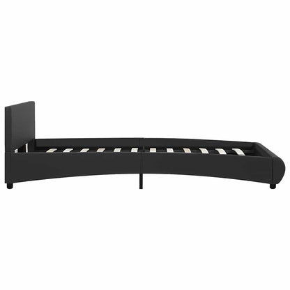 Giroletto con LED Nero in Similpelle 120x200 cm | homemem39
