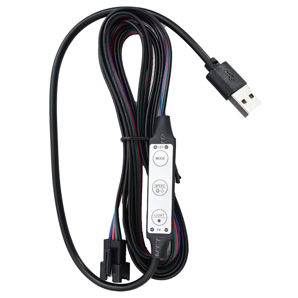 Giroletto con LED Nero in Similpelle 120x200 cm | homemem39