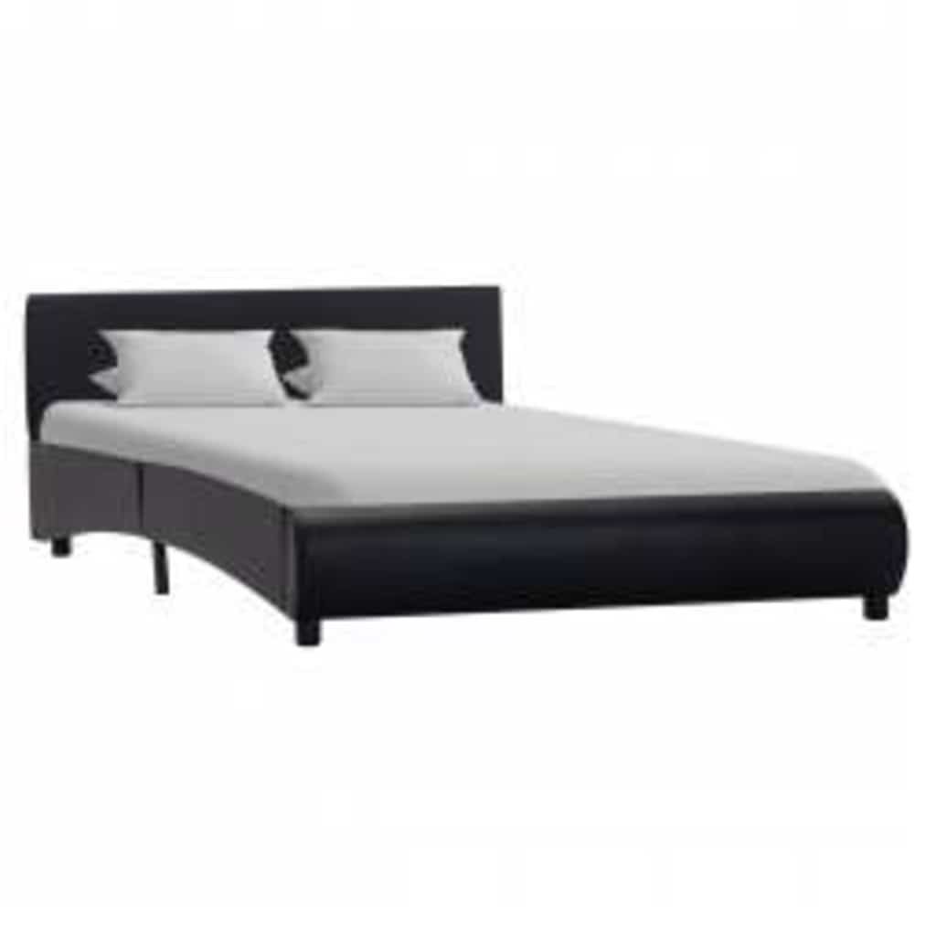 Giroletto con LED Nero in Similpelle 140x200 cm | homemem39